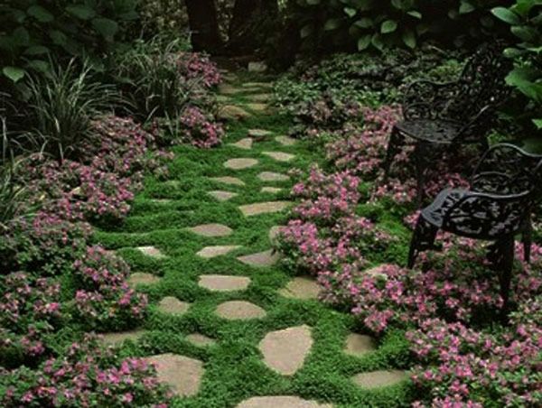 Záhradka, chodník, záhradná cestu-make-tvorivé myšlienku