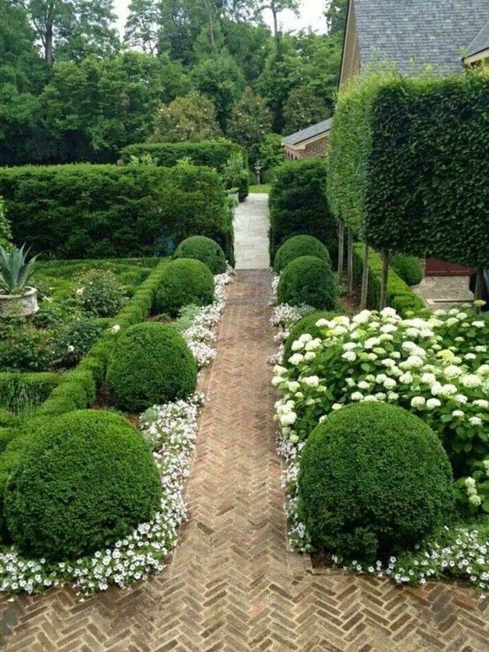 rośliny ogrodowe-design-path kształcie