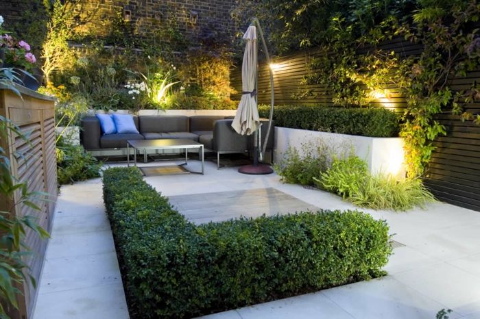 Gartengestaltung-modern tasarım-küçük-bahçe