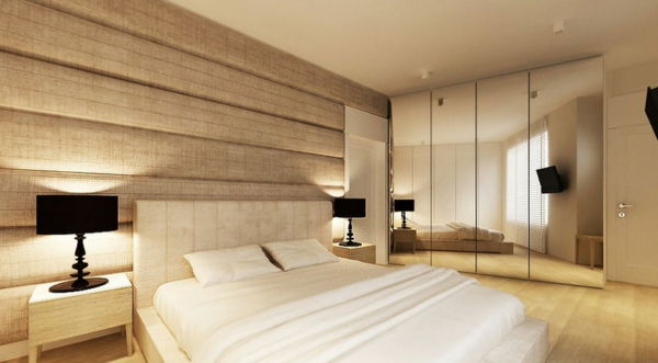 accogliente camera da letto interior design idea-con-bel colore guscio d'uovo