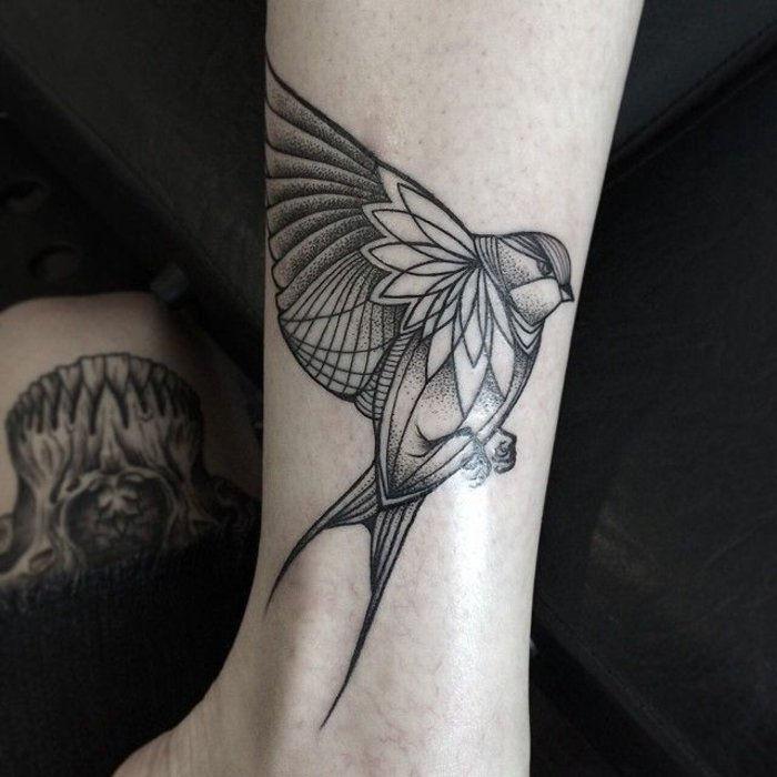 geometriske tatovering bilder Bird Tattoo