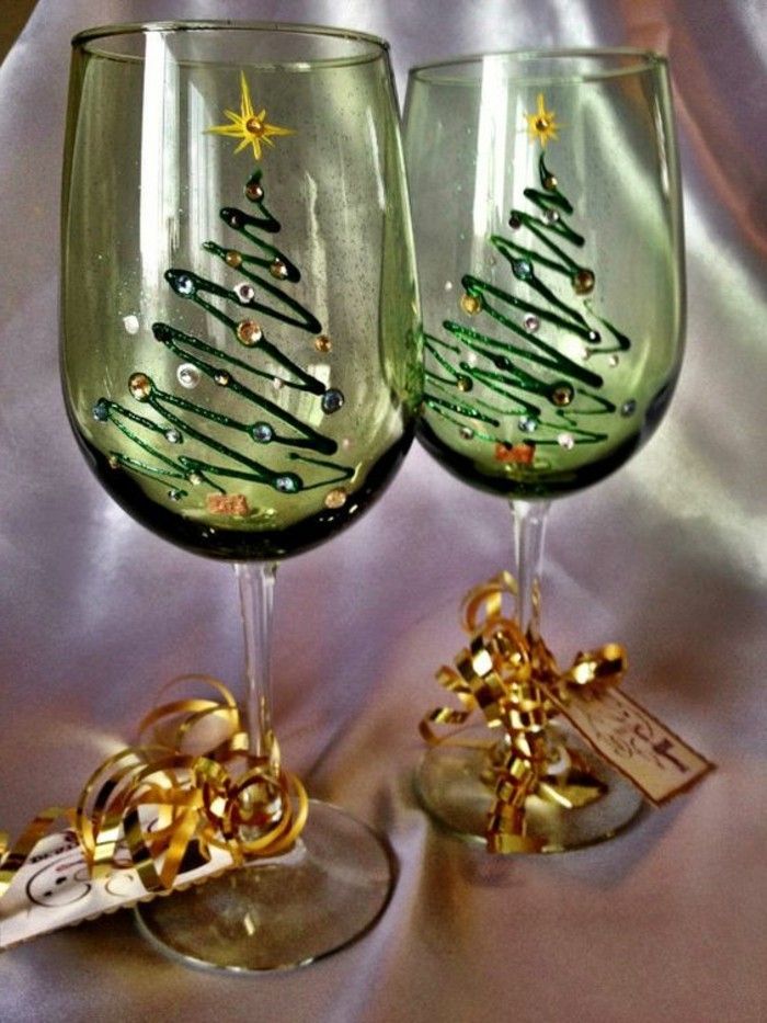 glanzende feestelijke decoratie voor champagneglazen