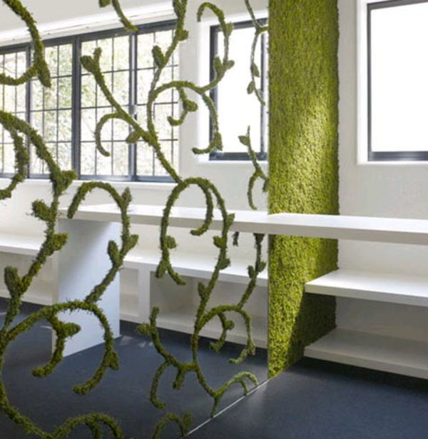 zelený obývacia izba - rozdeľovač - zaujímavý model