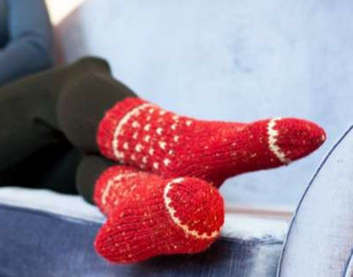 crochet-natal e dois vermelhos-meias