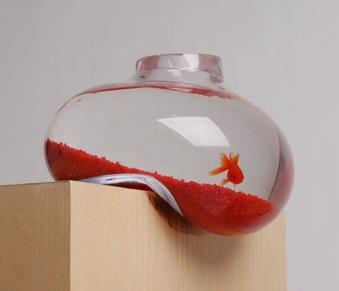 hang bildar akvarium-för-guldfisk-med-orange-sand-glass-aqarium-set-litet akvarium