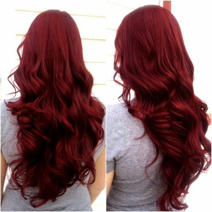 plaukų spalva raudona dviejų labai-gražūs-nuotraukos