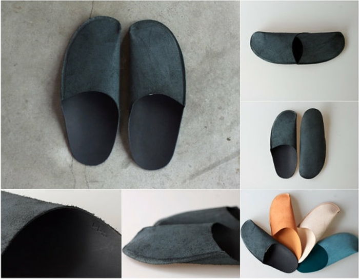 šité jednoduché topánky - čierne topánky z dvoch kusov, v rôznych farbách
