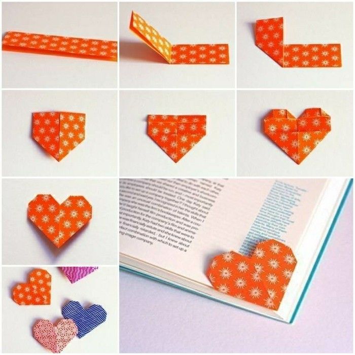 inima origami-Tinker-idee-pentru-diy-semne de carte