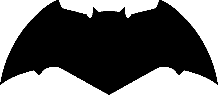 aici puteți găsi cele mai recente logo-uri Batman de la filmul Batman v Superman - un zbor negru și o lilieciță mică cu aripi lungi și negre