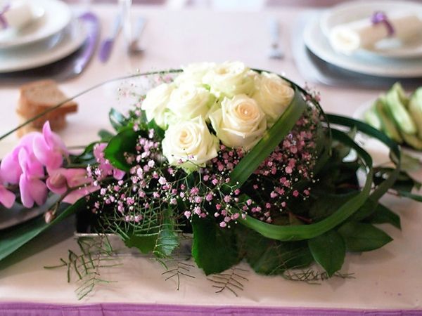 Blom bröllop blommig arrangemang bord dekoration