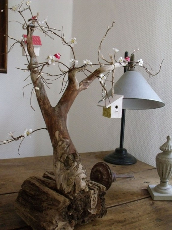 drevené dekorácie krásne dizajnové nápady, aby si vyrobili svoj vlastný holzdeko lampový vešiak