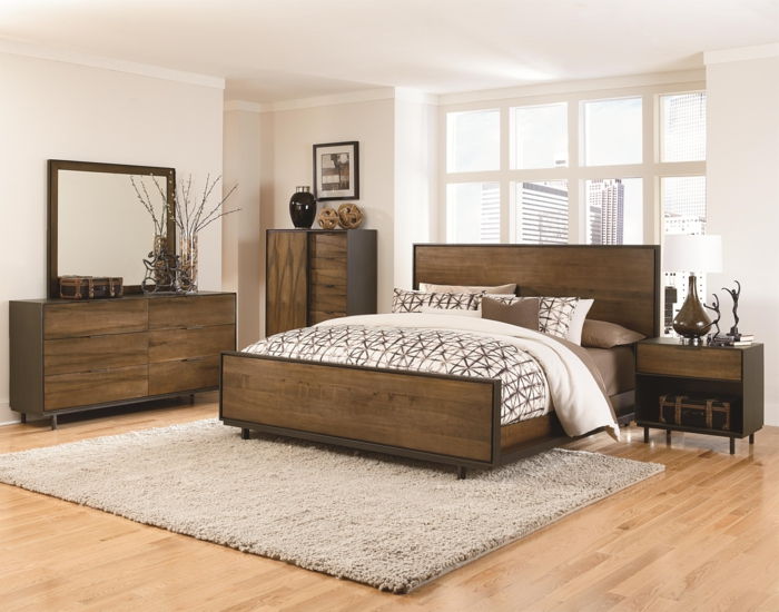 decor de lemn pentru dormitor în aer liber cu decorațiuni de lemn și idei de design de decorare