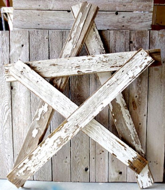 lesni dekor za zunanjo zvezdo iz lesa obrti obdelovanje okras dekoracije dekor zvezda design