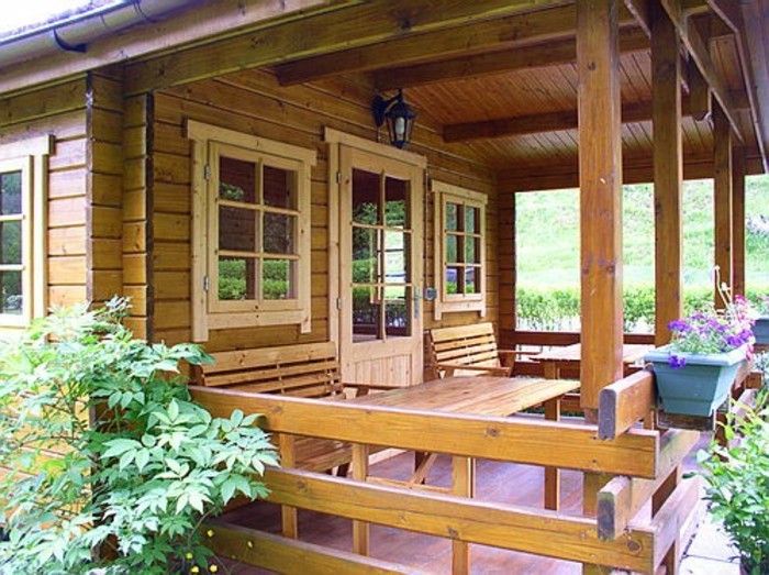 drewno-dom-z werandą-small-amerykańskiej Hut