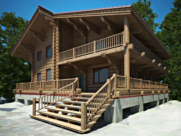 lesene hiše-moderne-arhitektura-hiše-super model
