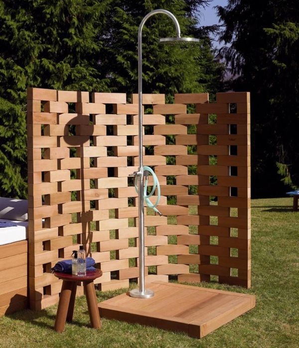 drevo tvárový štít-for-záhrady sprchový drevené stoličky