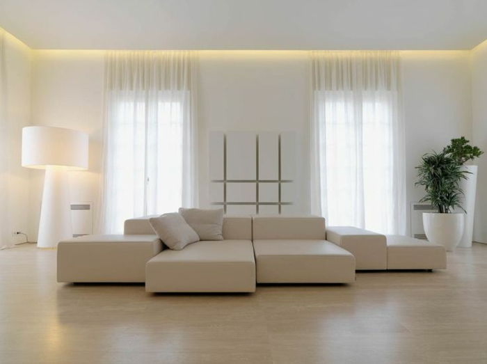 pośrednim oświetlenie sufitu-salon-modern-Equip