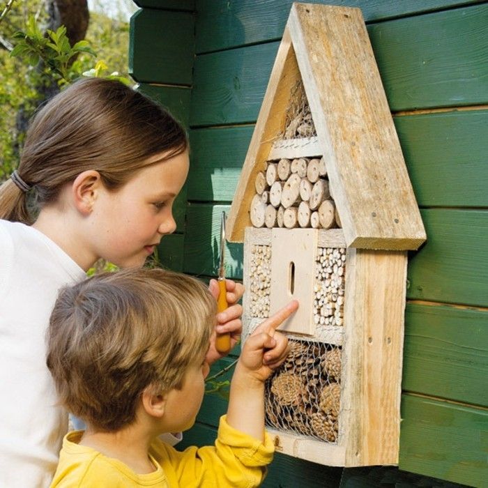 vabzdžių viešbučio savo kaupiasi vabzdžių viešbučio statyti-su-vaikais