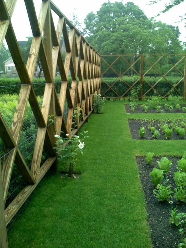 interessante Recinzione in Garden Design Idea