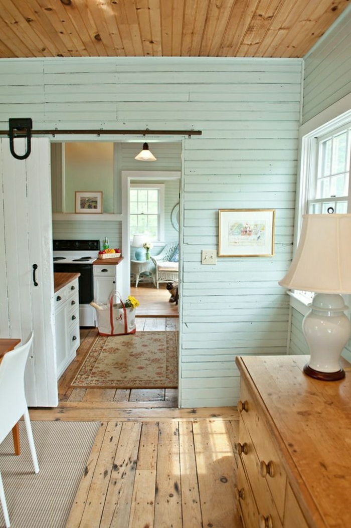 kjøkken-vegg design-wood-vakre-vegger-stue-vegg design