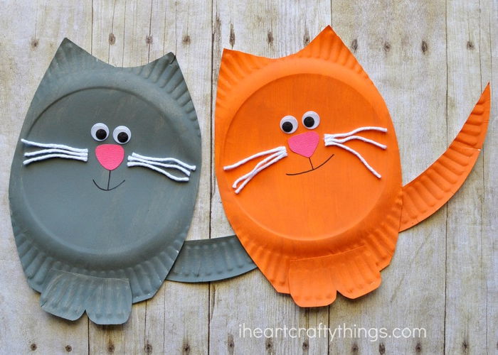 Remeselné papierové taniere, zábavné a kreatívne nápady pre deti