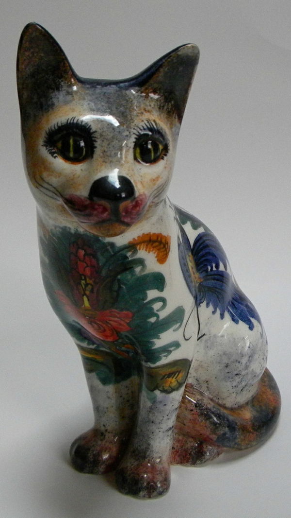 figuren cat-of-keramiek-stootslag