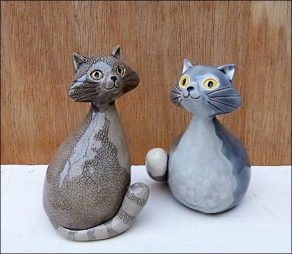 cat cijfers-van-keramische-twee-vrienden
