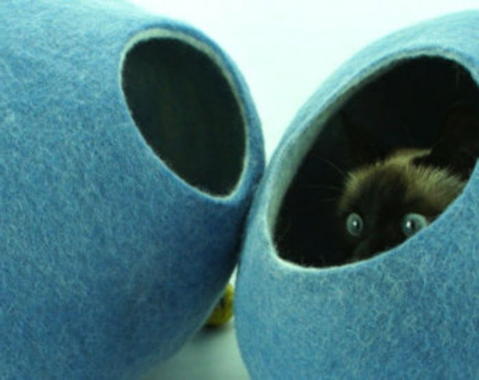 príslušenstvo pre mačky - siamské modré lôžka