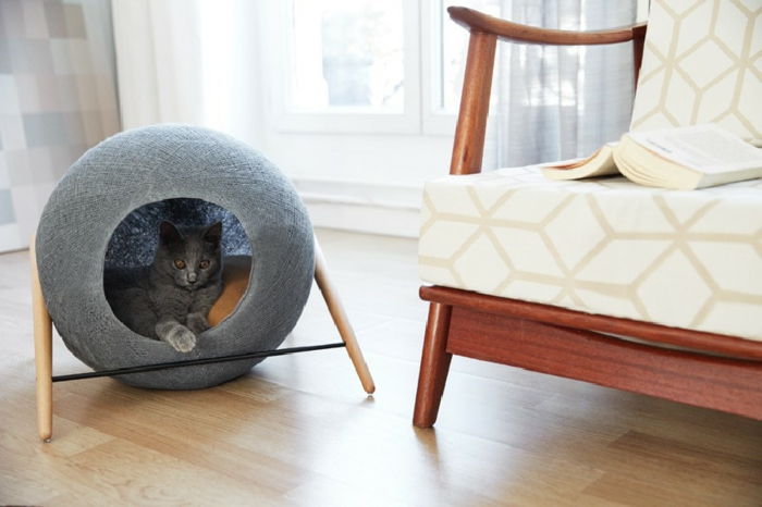 mačky príslušenstvo -designer-bed-for-cat