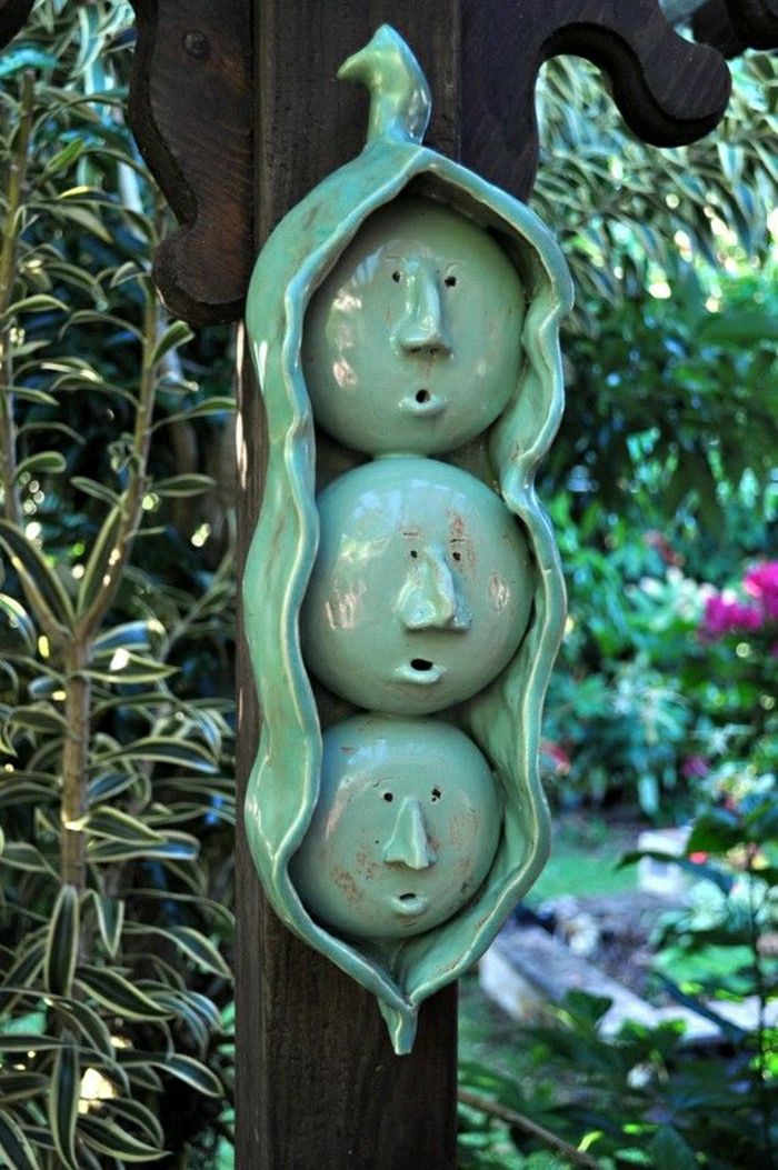 Keramický Pea green dekorácie Garden
