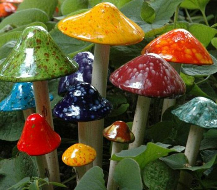 keramicko-Mushroom Garden dekorácie poľnohospodárskych plodín