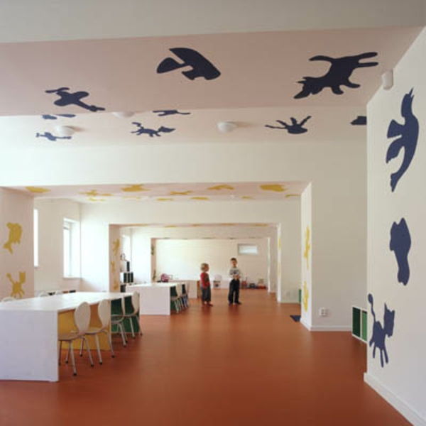 barnehage-interiør-interessant-vegg design