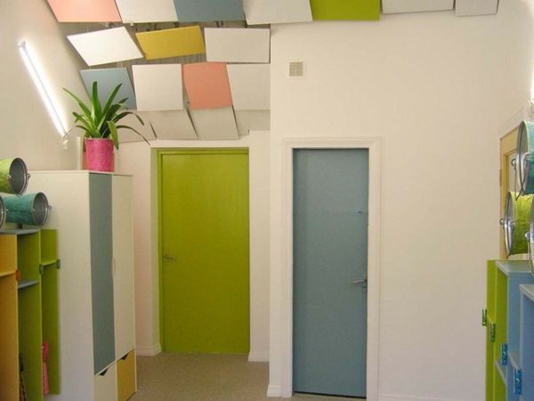 škôlky-interiér-zaujímavé izba strop do štvorcov