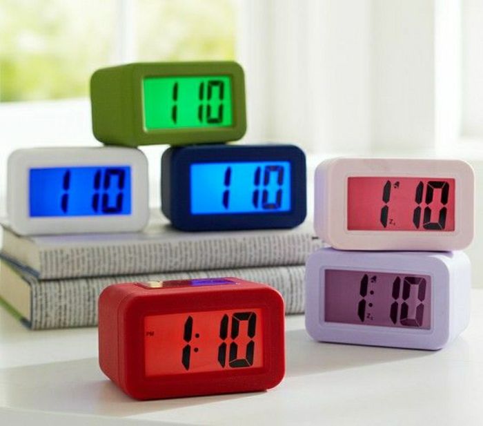 diferite culori pentru copii de alarmă ceas-digital