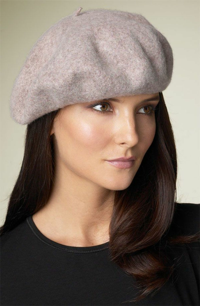 klassiska Beret Wool franska Hat Cap