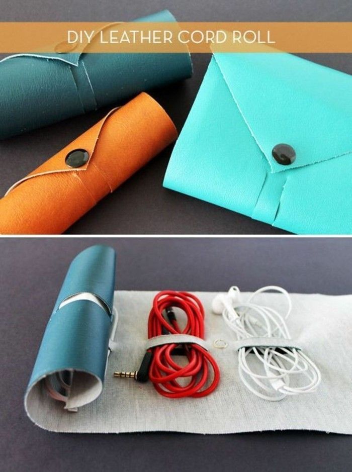 små presenter-för-män-läderväska-for-kabel och instrument