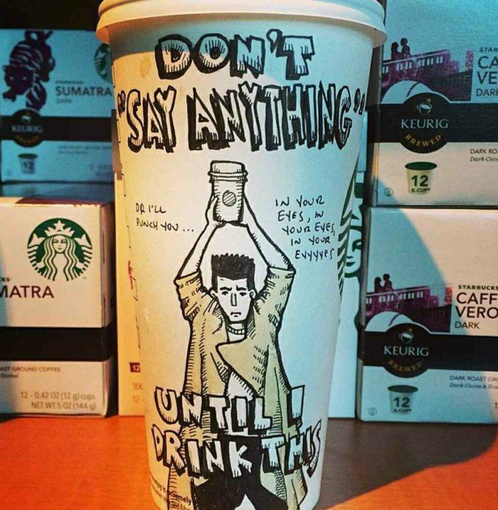 kreativ idé papir kopp Starbucks