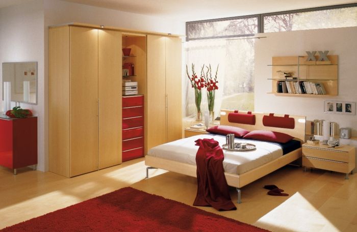 kūrybingi įsteigimo idėjos raudona-kilimas ir moderniuose-lovų