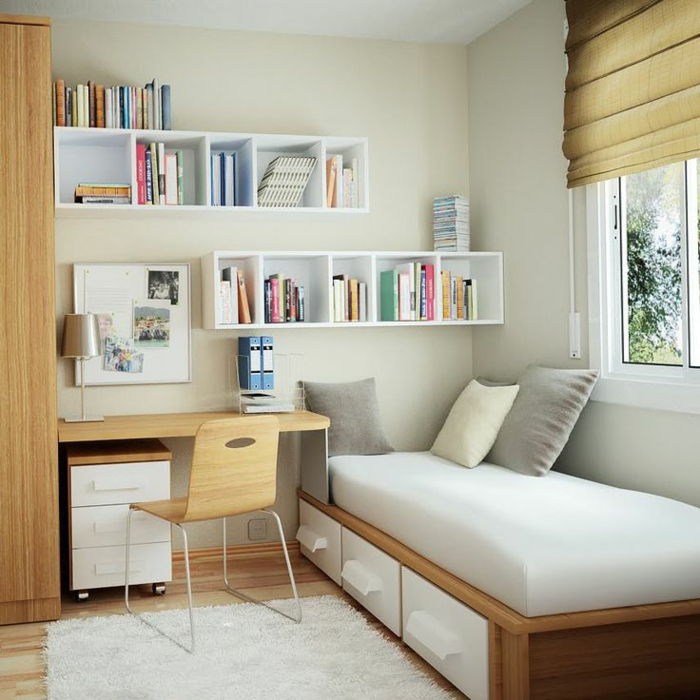 kūrybingi butas dizaino miegamojo rinkinys idėjos miegamasis ir spintos suvienyti
