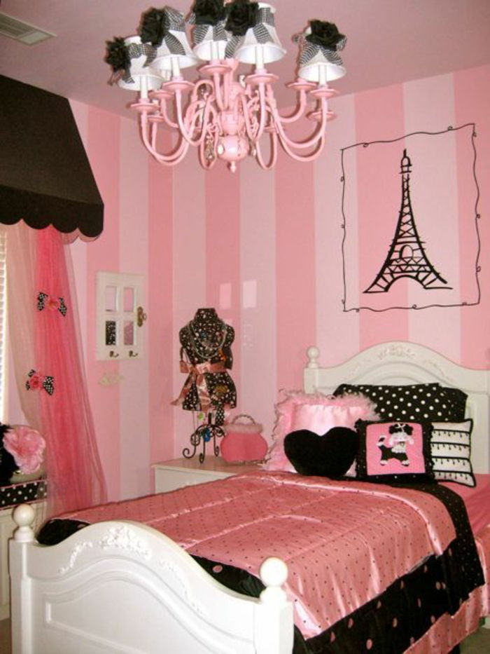 żyrandol-in-pink-ciekawy sypialni