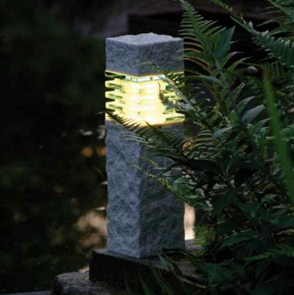 IED hagen lys-belysning-for-hage-stein