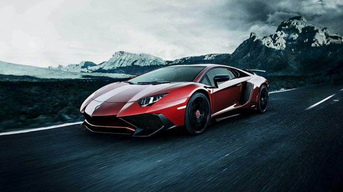 Lamborghini tapety mýto Red-design