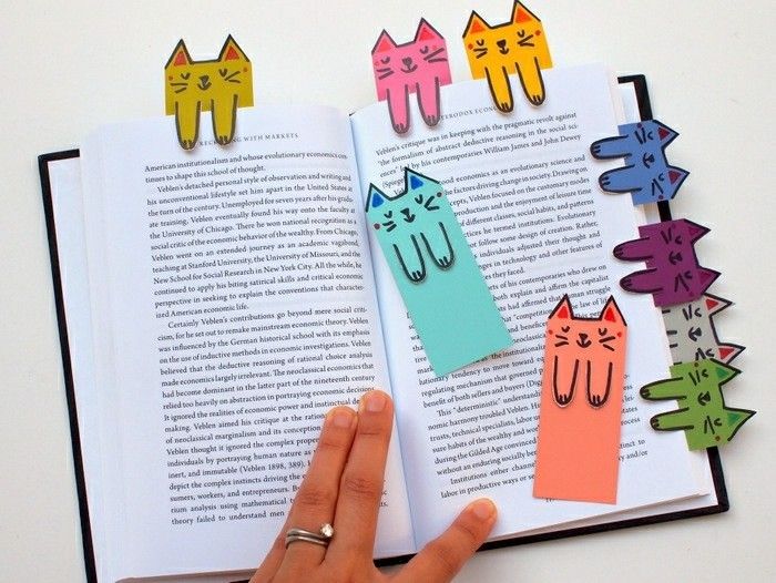 naredite knjigo - številne origami figure s smešnim videzom