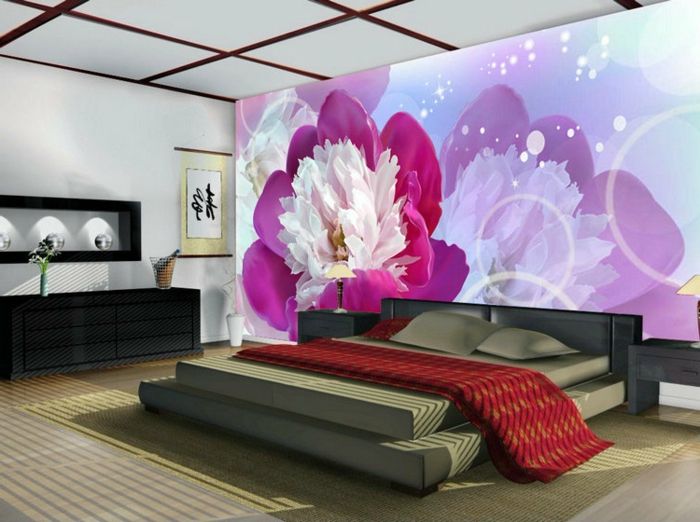 purple-wallpaper-super-mooi-slaapkamer