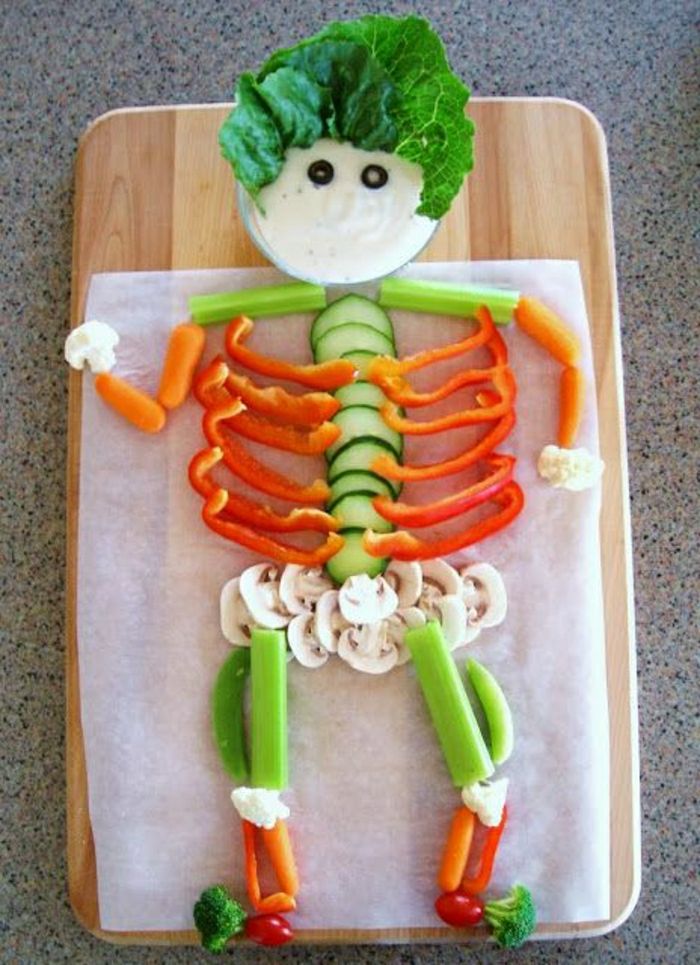 ideia engraçada Crianças e homem vegetal alimentação saudável