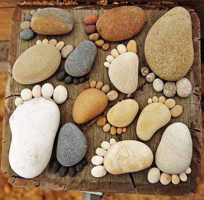 funny-Gartendeko-zelf-make-grote-stones-the-form-of-voeten-in