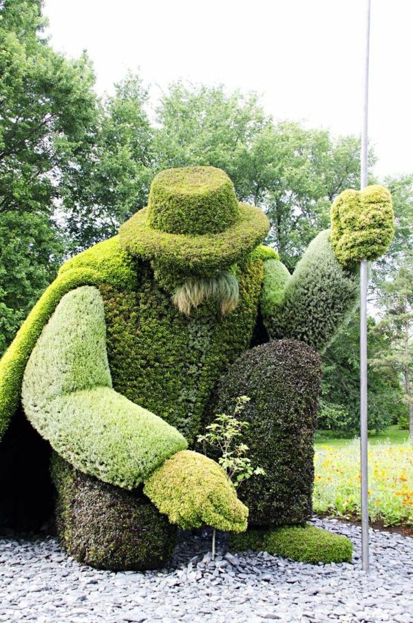juokinga-gartenfiguren-Montreal-topiary-žmogaus