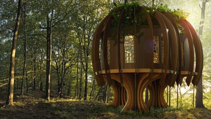 luxusným treehouse-jedinečný dizajn