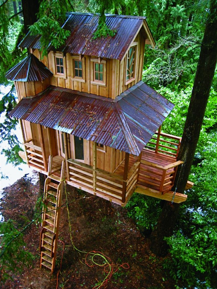 luxusným treehouse-nádherný dom