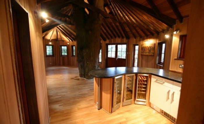 luxusným treehouse-zaujímavé vybavená